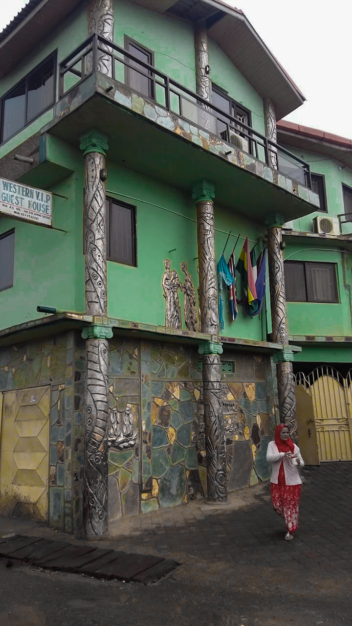 Exterior of Western VIP Hotel in Takoradi, Ghana